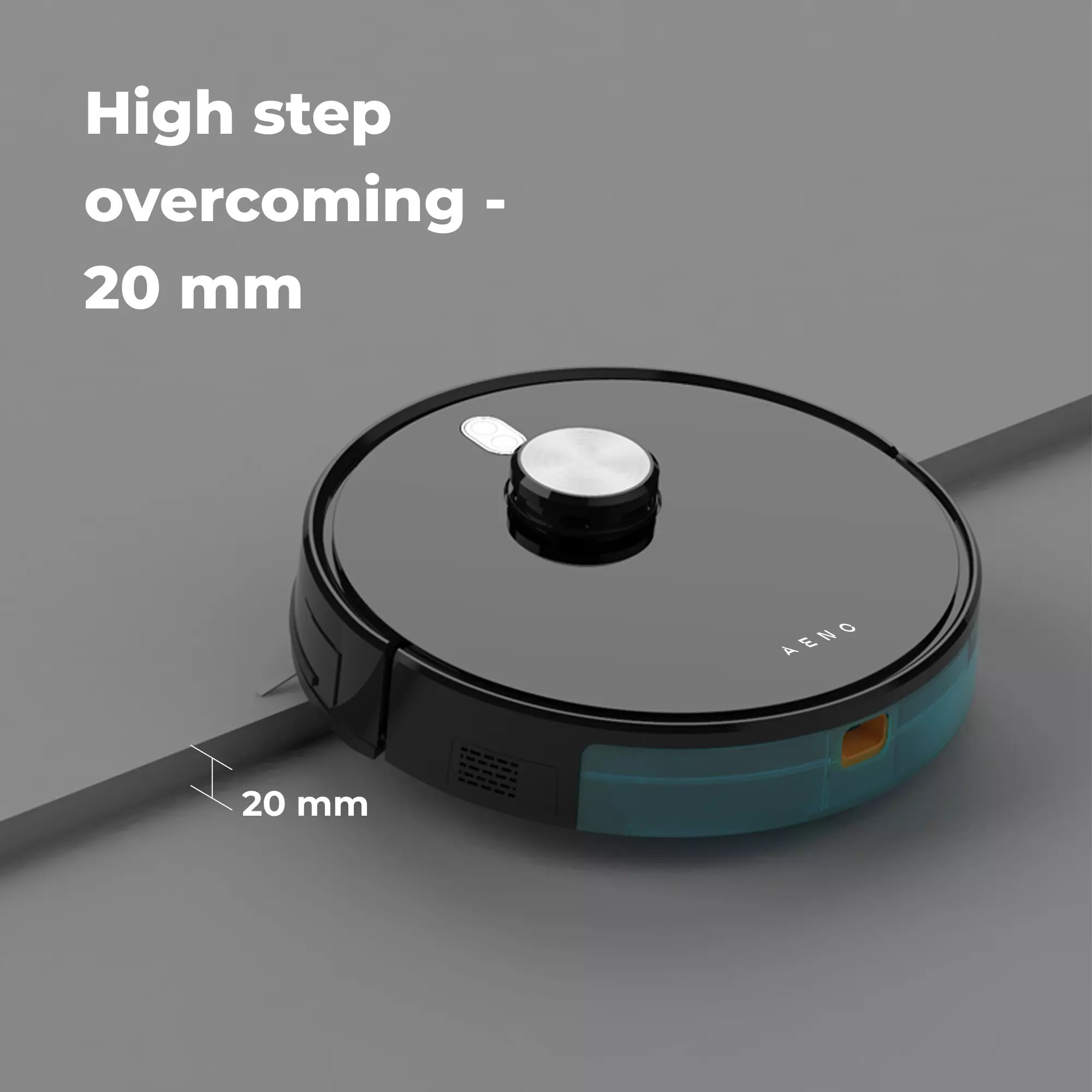 Robotic Vacuum Cleaner AENO RC1S Black buy in Cyprus