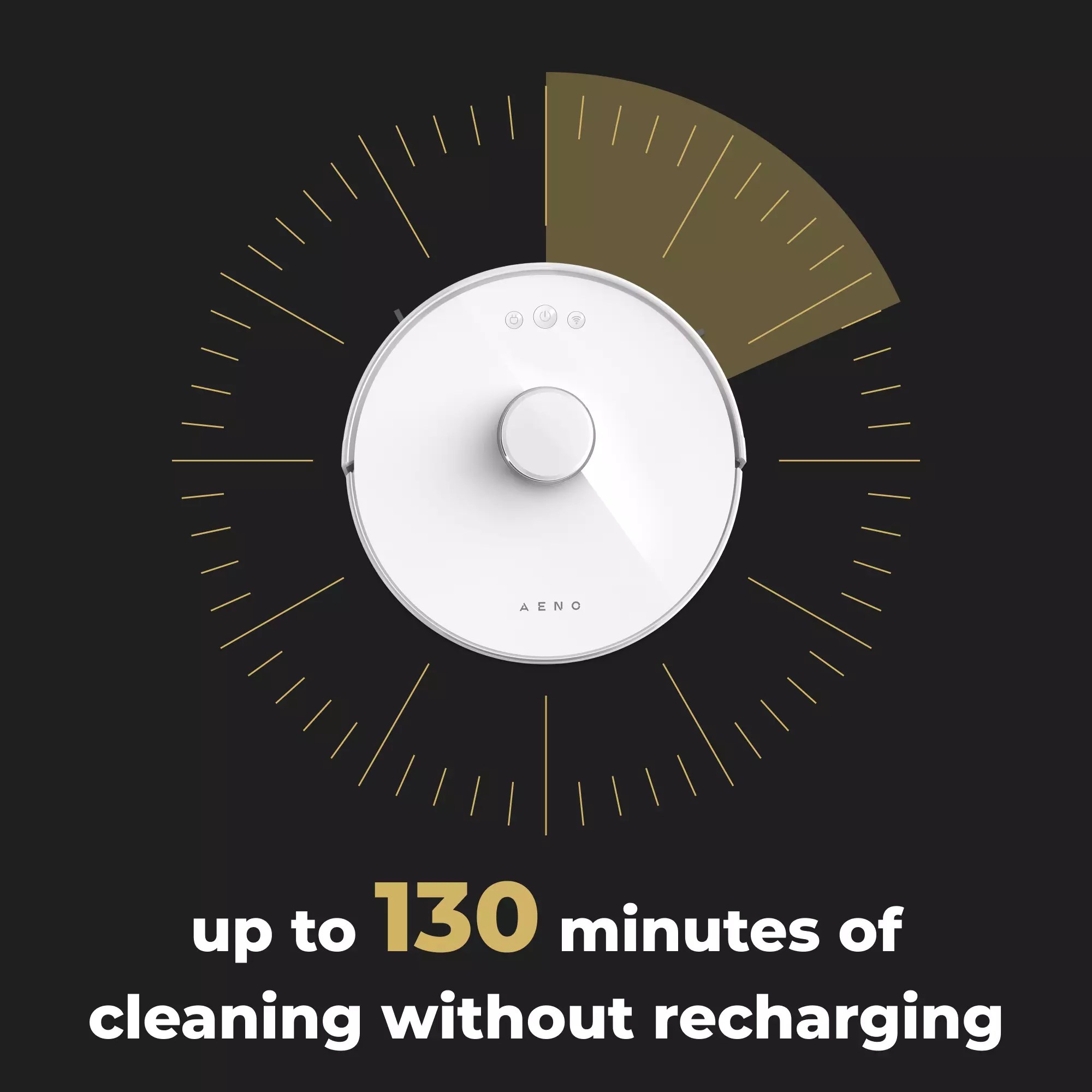 Robotic Vacuum Cleaner AENO RC2S White buy in Cyprus