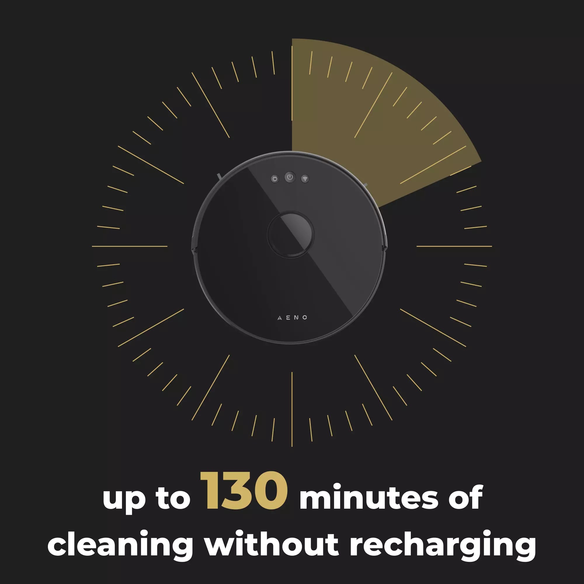 Robotic Vacuum Cleaner AENO RC3S Black buy in Cyprus