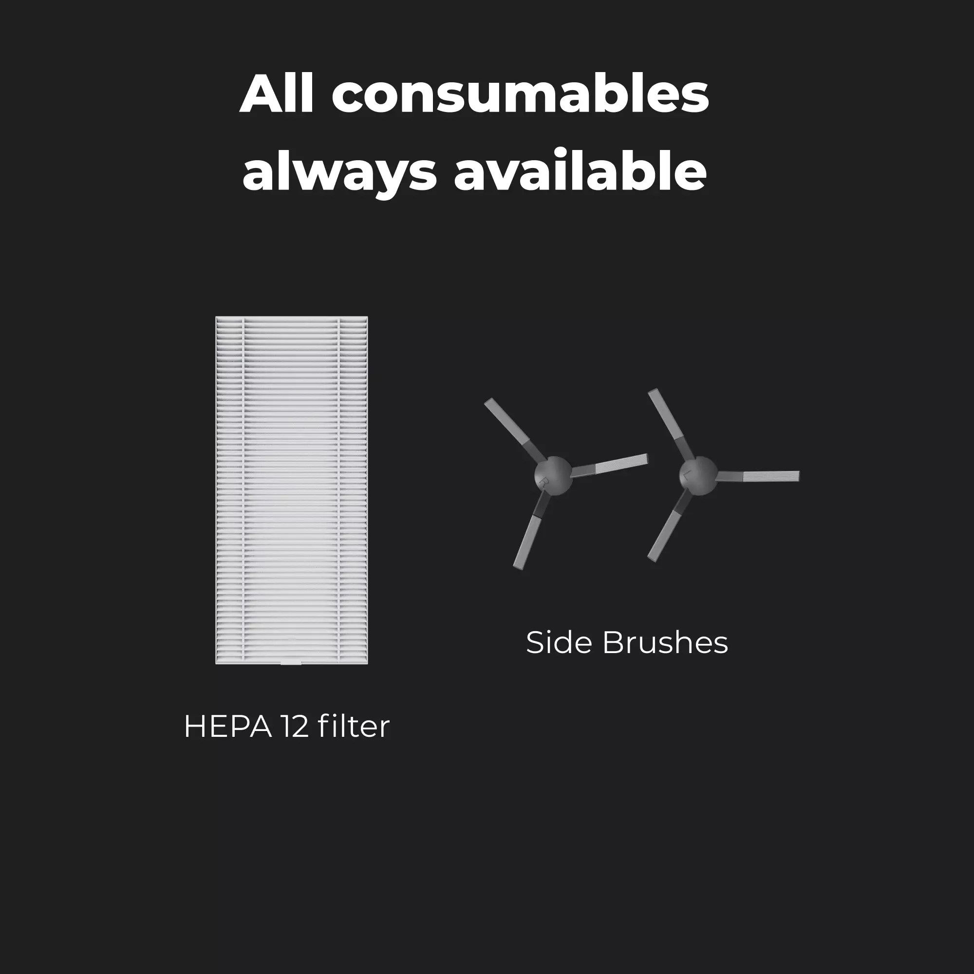 Robotic Vacuum Cleaner AENO RC3S Black buy in Cyprus