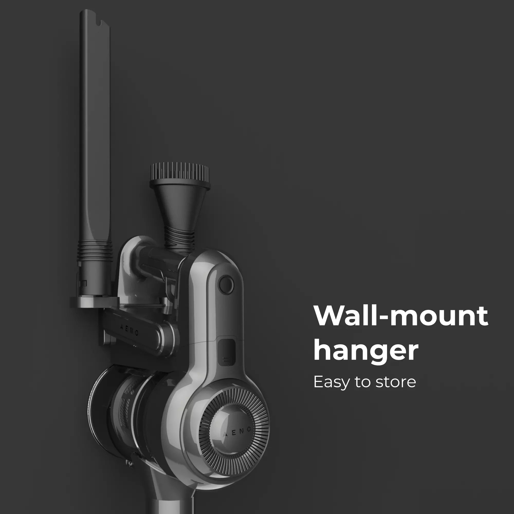 AENO Cordless vacuum cleaner SC1 electric turbo brush, LED lighted