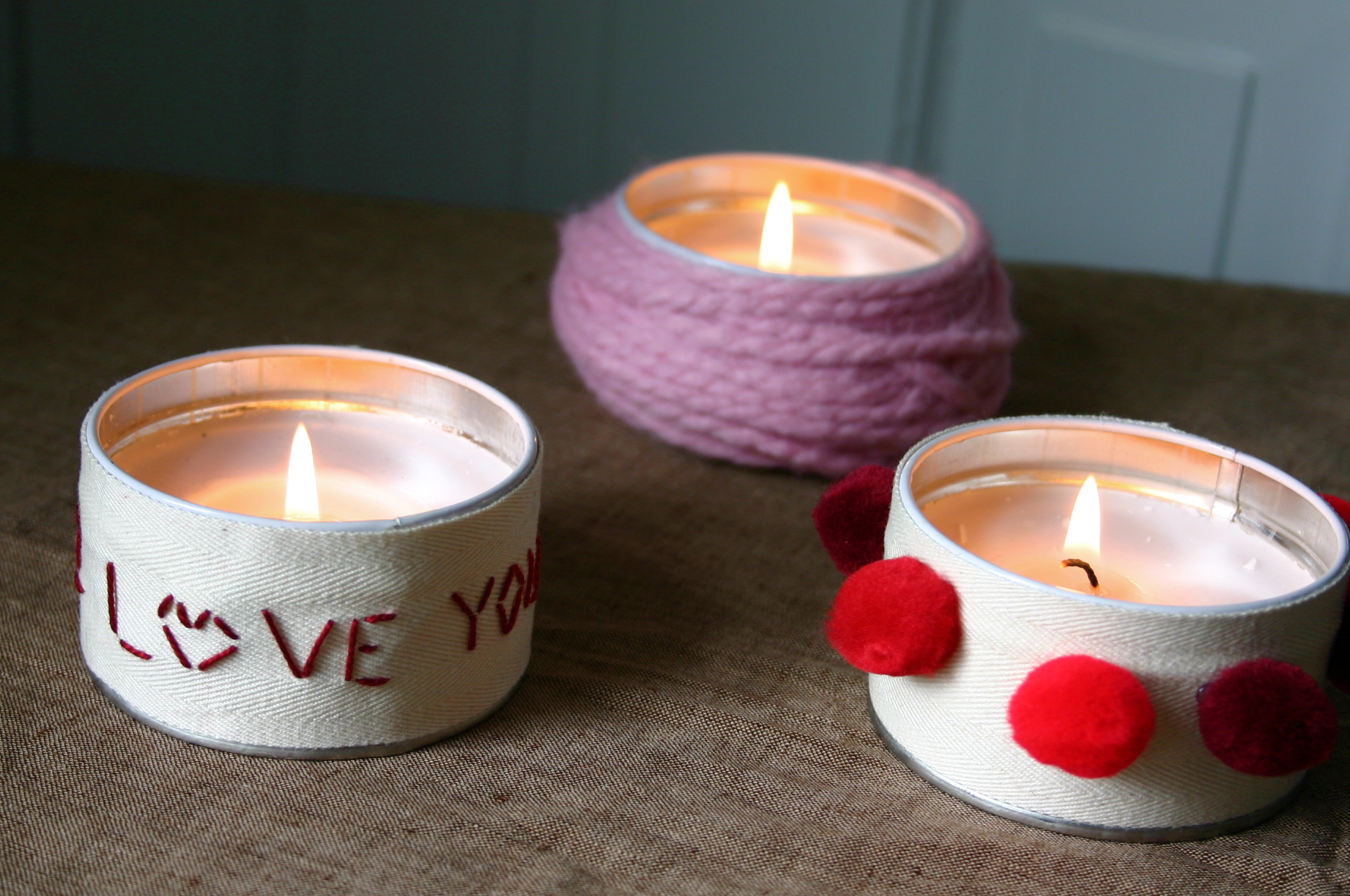 Valentine Candle Craft Family Chic