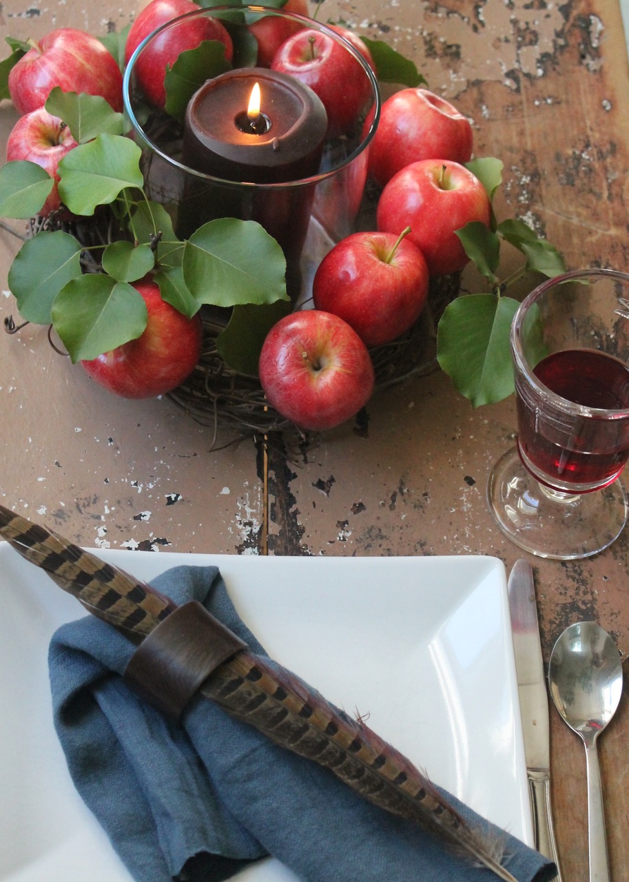 Easy Apple Wreath Centerpiece Family Chic