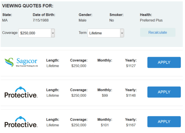 Guaranteed Universal Life Insurance Quotes, What Does it Cost? CFA Insurance