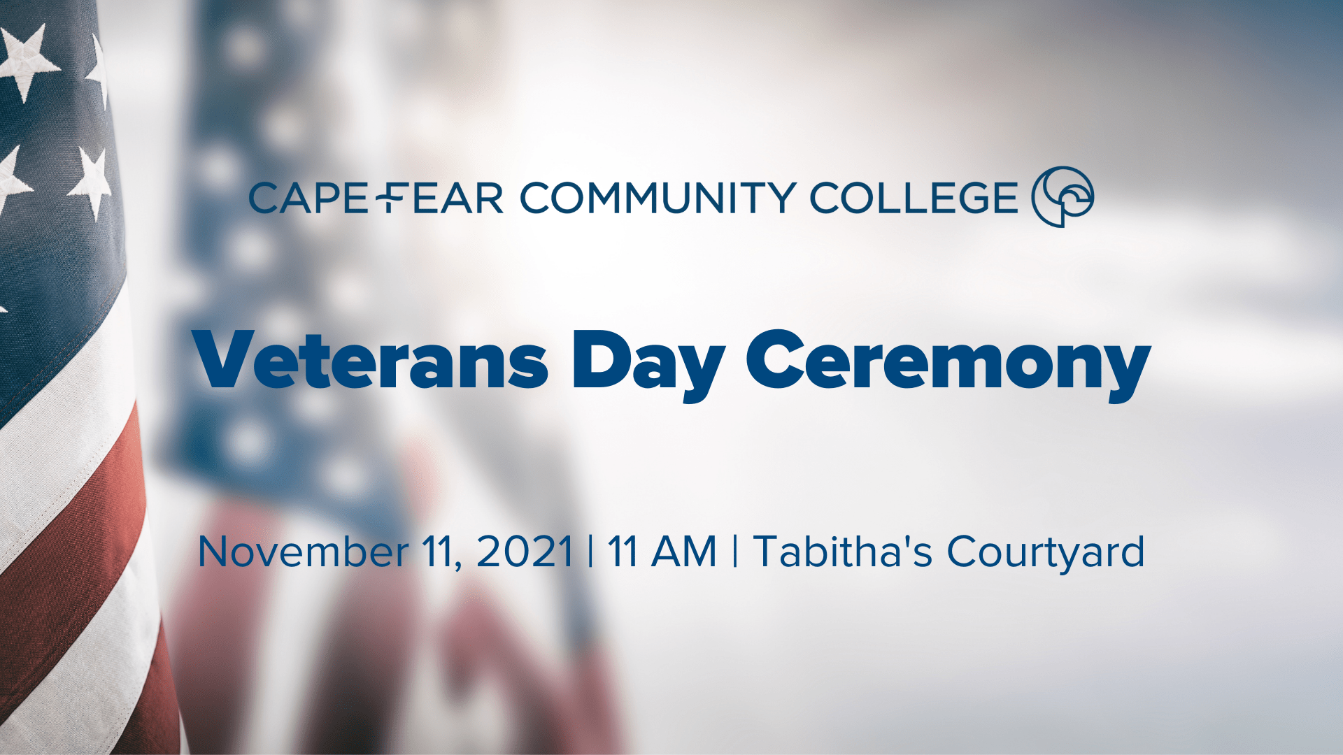 CFCC Veterans Day Ceremony Cape Fear Community College