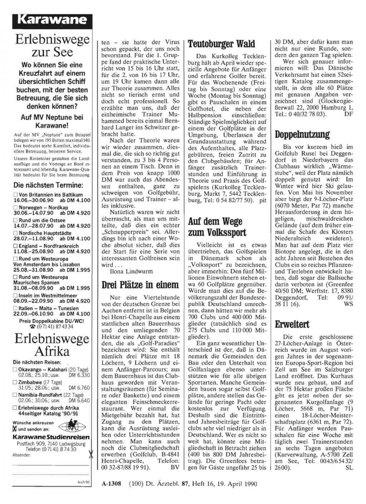 Auf dem Wege zum Volkssport