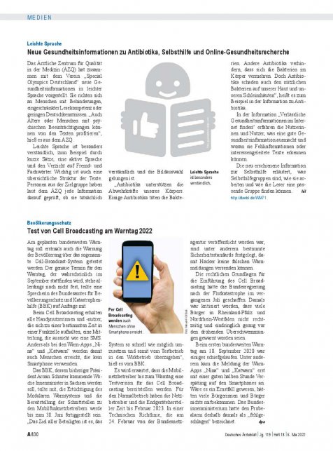 warntag 2023 Bevölkerungsschutz: Test Von Cell Broadcasting Am Warntag 2022