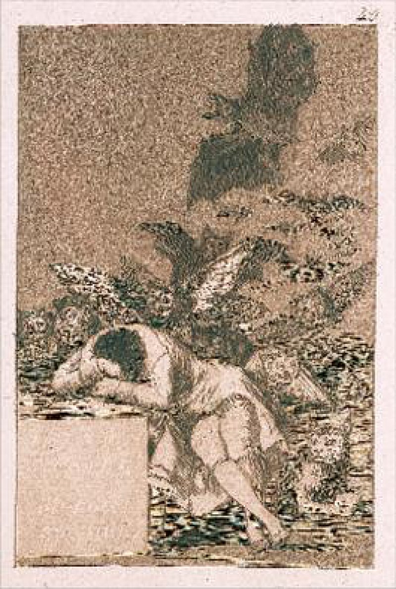 Francisco Goya Schlaf oder Traum?