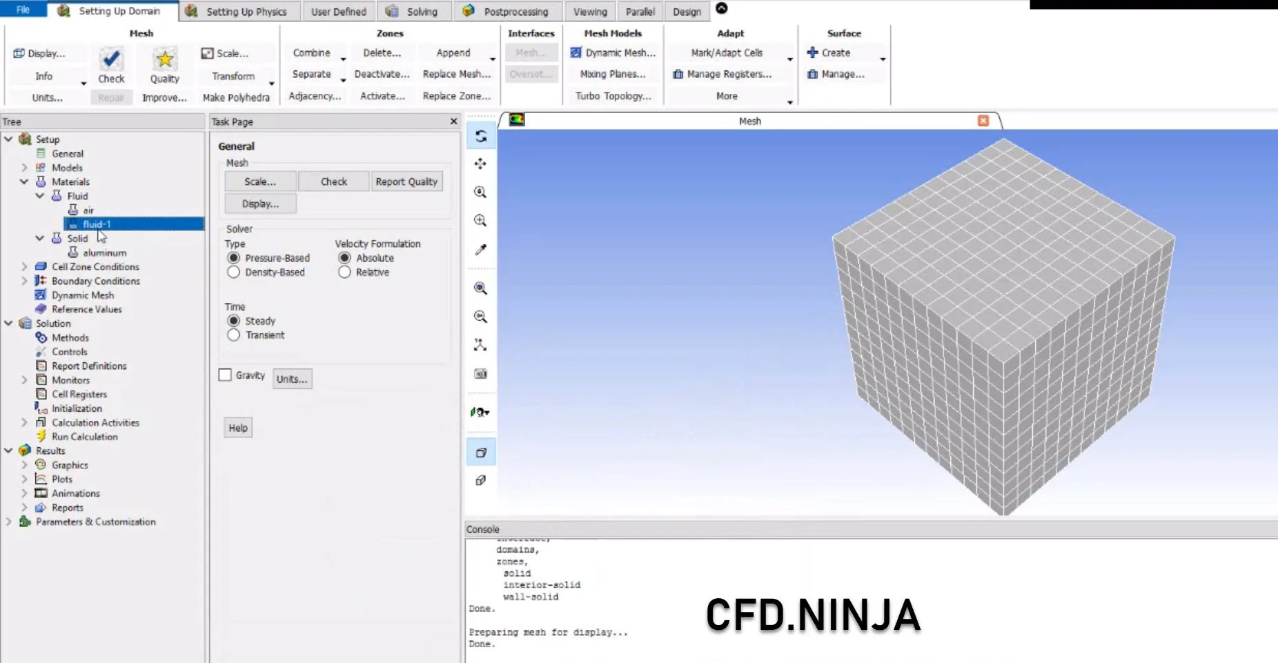 Ansys Fluent How to add new material? CFD.NINJA