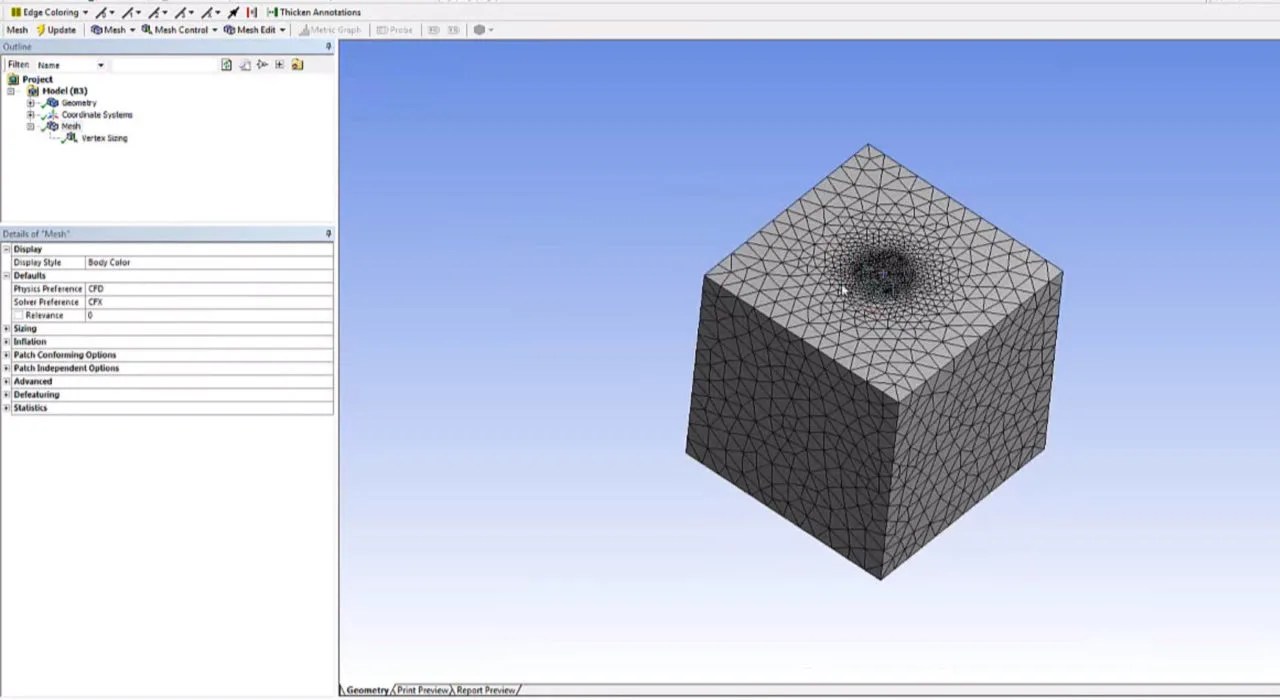 Ansys Meshing Mesh Copy Control Tutorial CFD.NINJA
