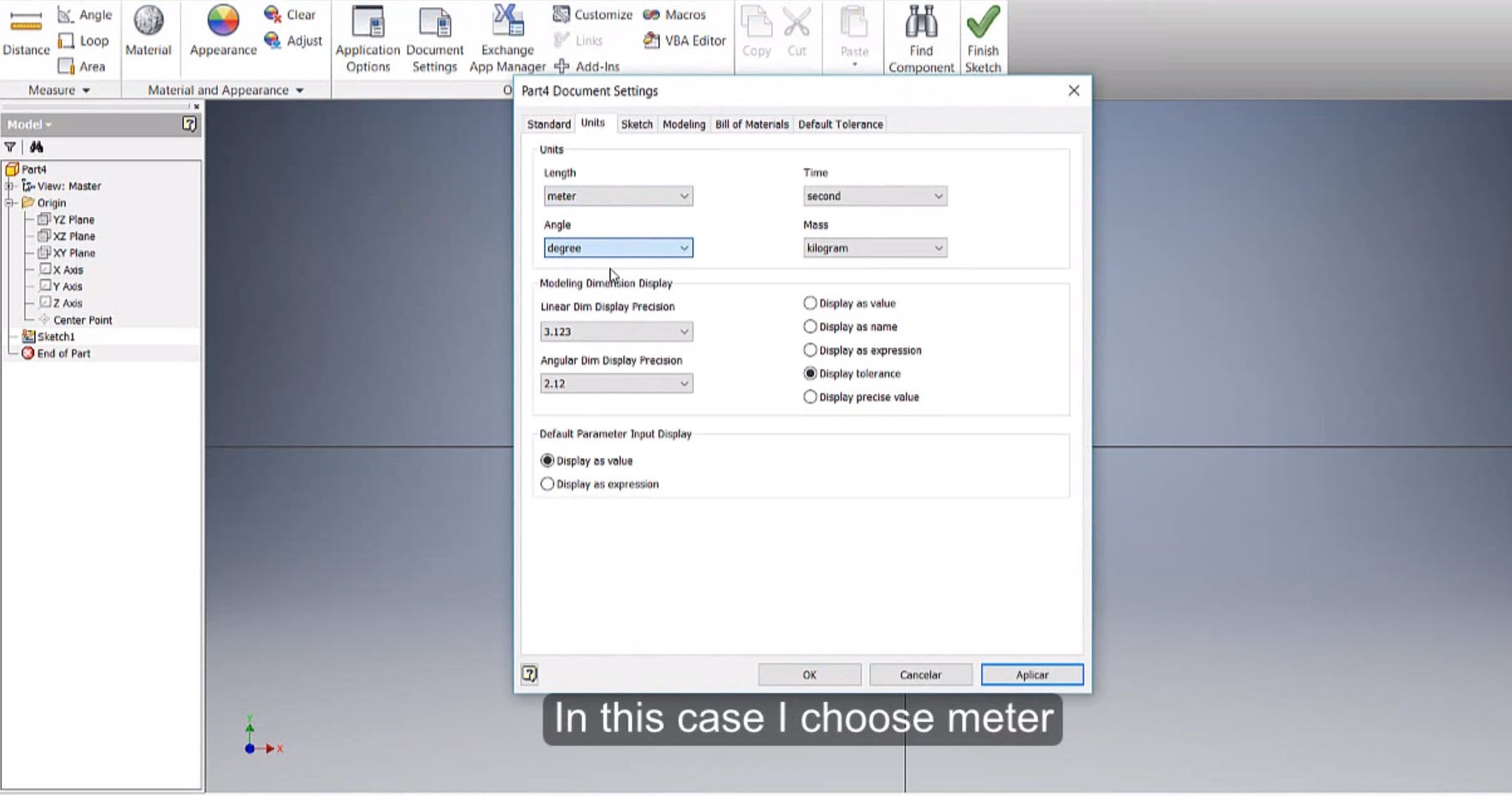 Autodesk Inventor Change Units CFD.NINJA