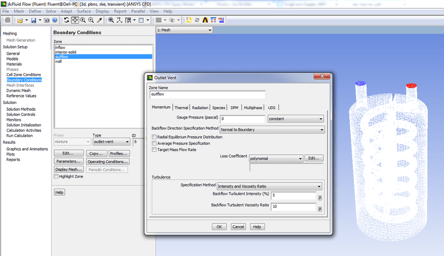 ANSYSFLUENT Heat Exchanger Tutorial Computational Fluid
