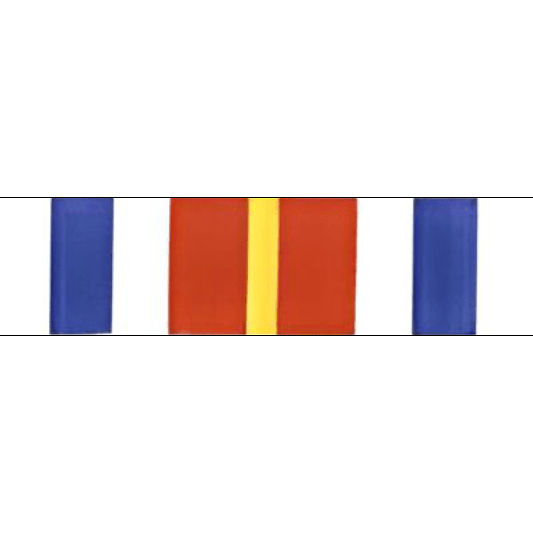 9 STRIPE RIBBON BAR: White, Blue, Red, Yellow Colors - CFE-Tagman