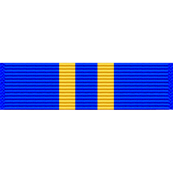 5 STRIPE RIBBON BAR Blue, Yellow Colors CFETagman