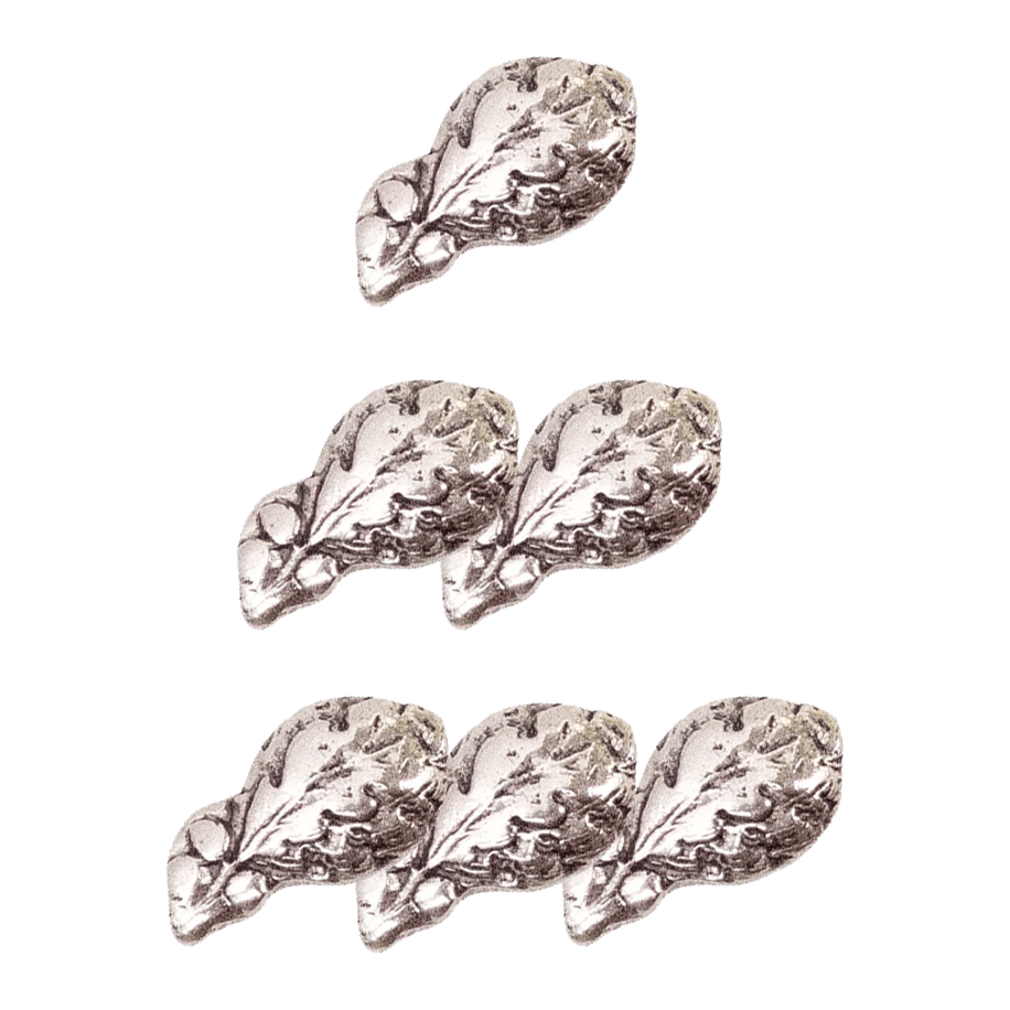 RIBBON ATTACHMENT Oak Leaf Device 5/16″ Silver CFETagman