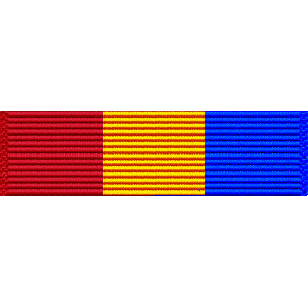 3 STRIPE RIBBON BAR Red / Gold / Blue CFETagman