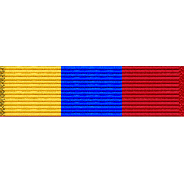3 STRIPE RIBBON BAR Yellow / Blue / Red CFETagman