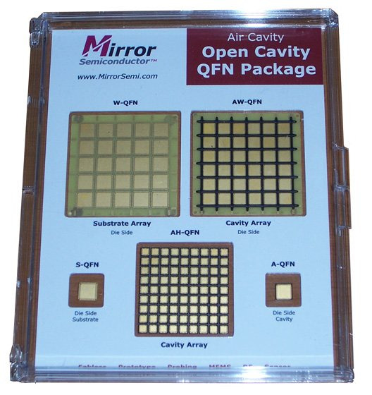 Open Cavity QFN IC Package Solutions.QFN Chip Package Solutions.