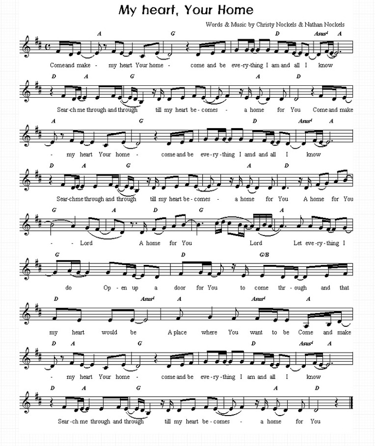 찬양My heart, Your Home(동영상)