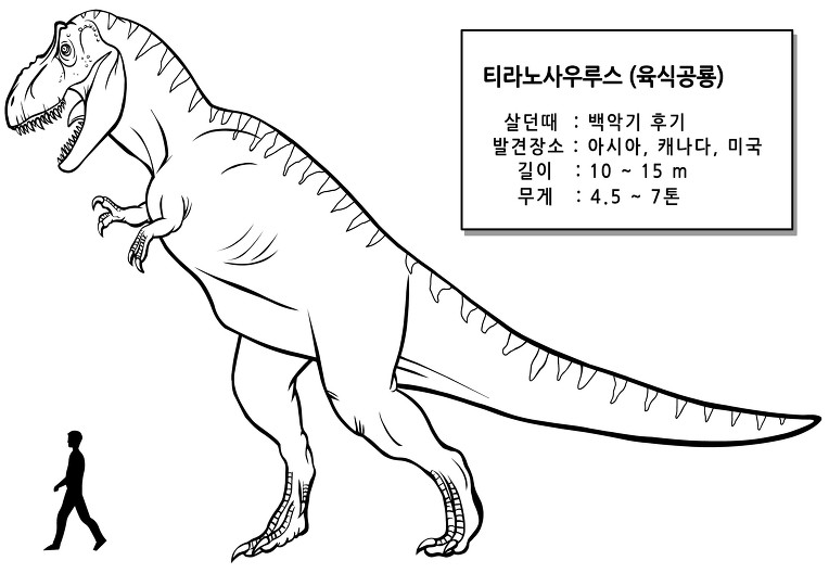 공룡 색칠공부 프린트