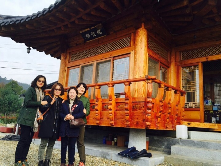 강진군 동백골한옥마을 함등재 여수여고와 순천여고 선생님들 푸소체험(2015.11.2011.21)