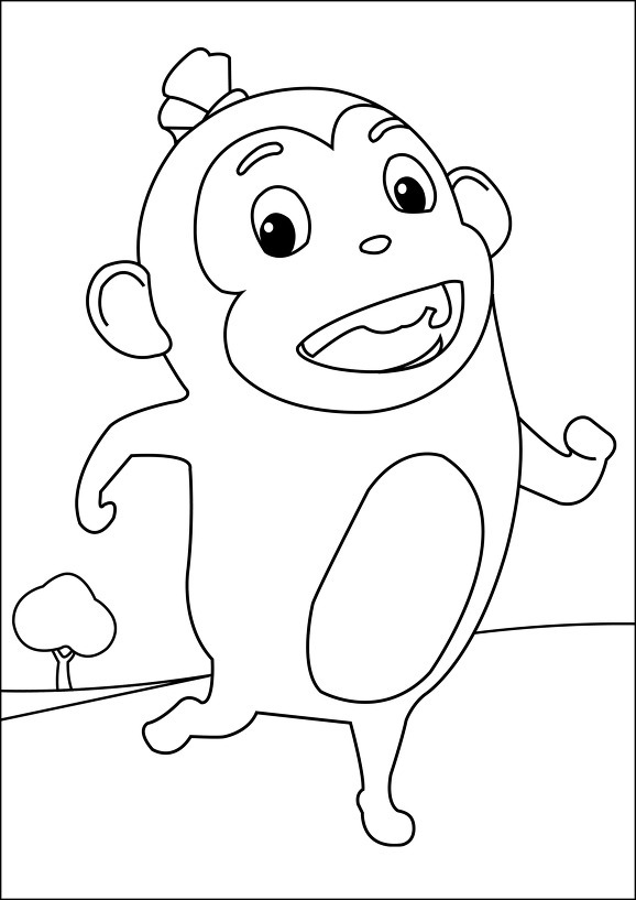 코코몽 색칠공부/색칠공부 도안 (2)