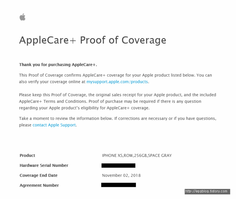 iPhoneXS AppleCare+ (애플케어플러스) 정리 클리앙