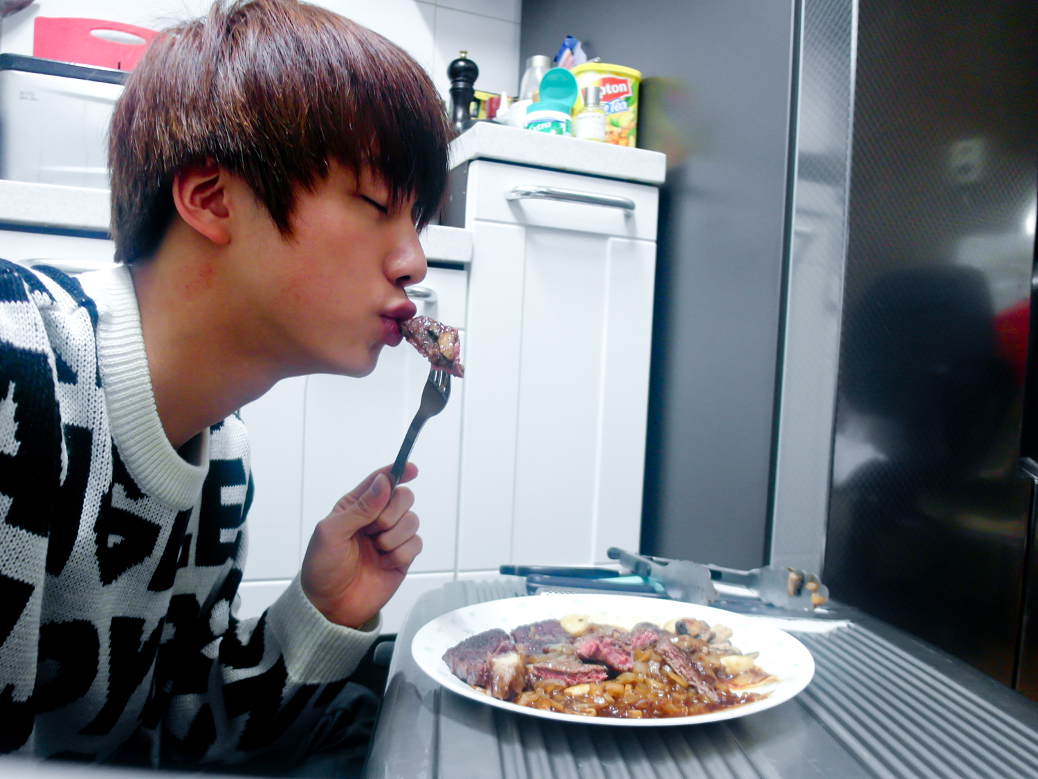 [Blog/Trans] (Jin’s cooking diary) THANKS FATHER FOR THE