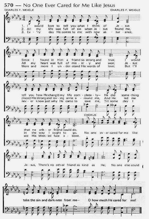 망가천재의 스토리텔링 [Charles F. Weigle] No One Ever Cared For Me Like Jesus