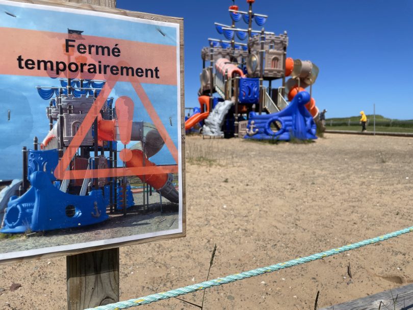 Le module de jeu de l'AnseauxBaleiniers fermé au public jusqu'en 2023