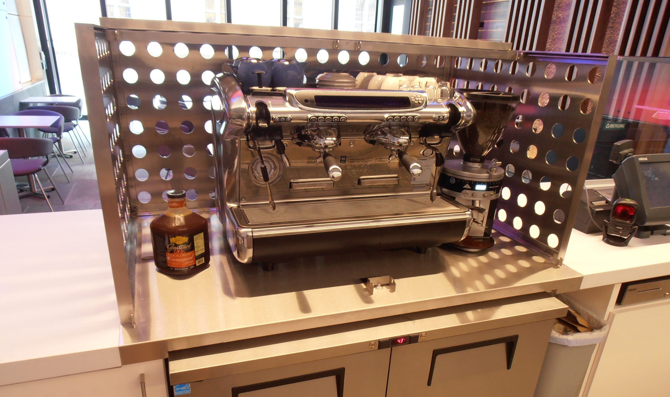 Yale University Becton Center Coffee Bar CFL Design