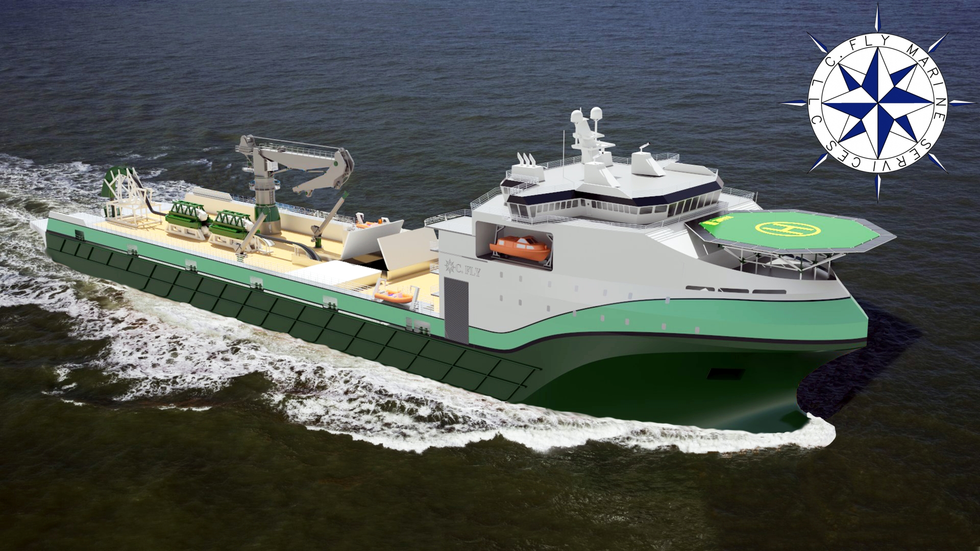 550' Cable Layer C. FLY MARINE SERVICES