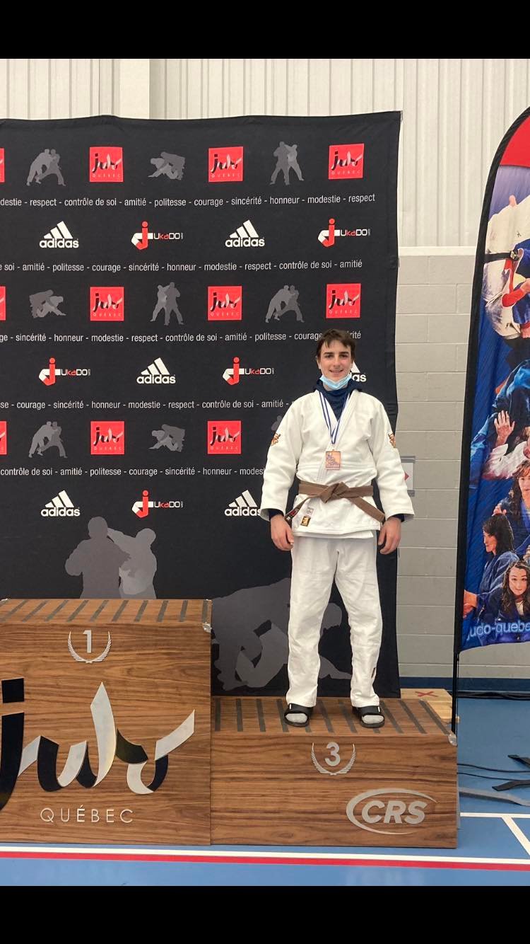 Judo une médaille de bronze pour Raphaël Gagnon à Repentigny CFMF