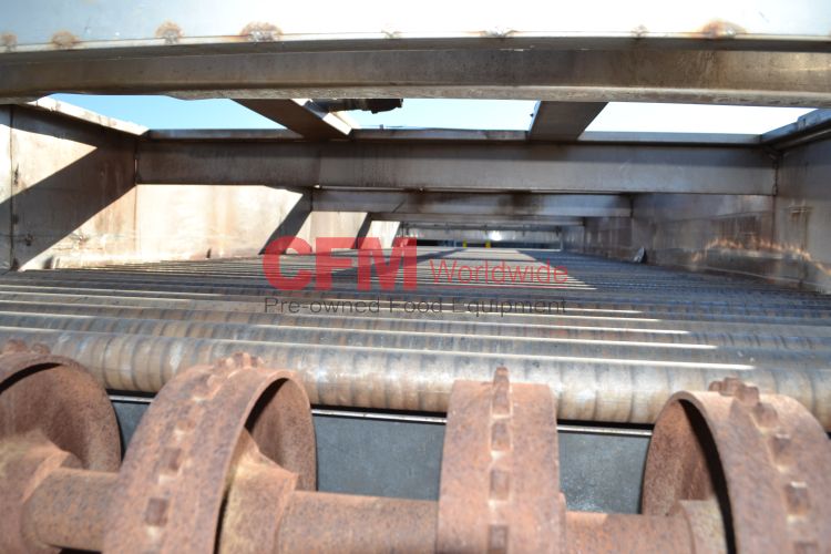 72" wide x 294" long South Valley Manufacturing stainless steel cooling