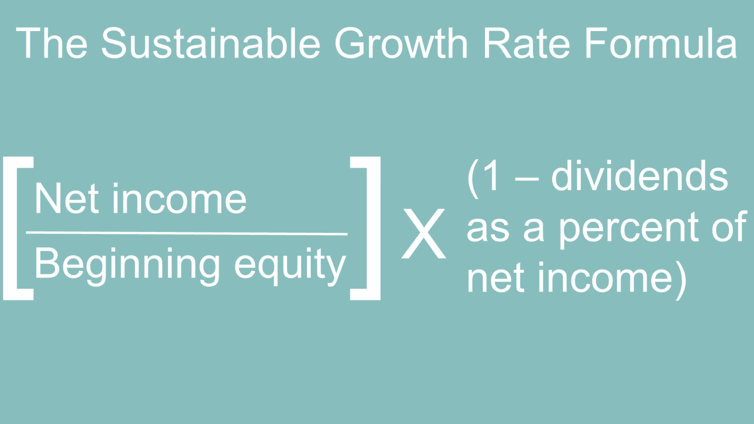 Hidden Insights in the Sustainable Growth Rate Formula