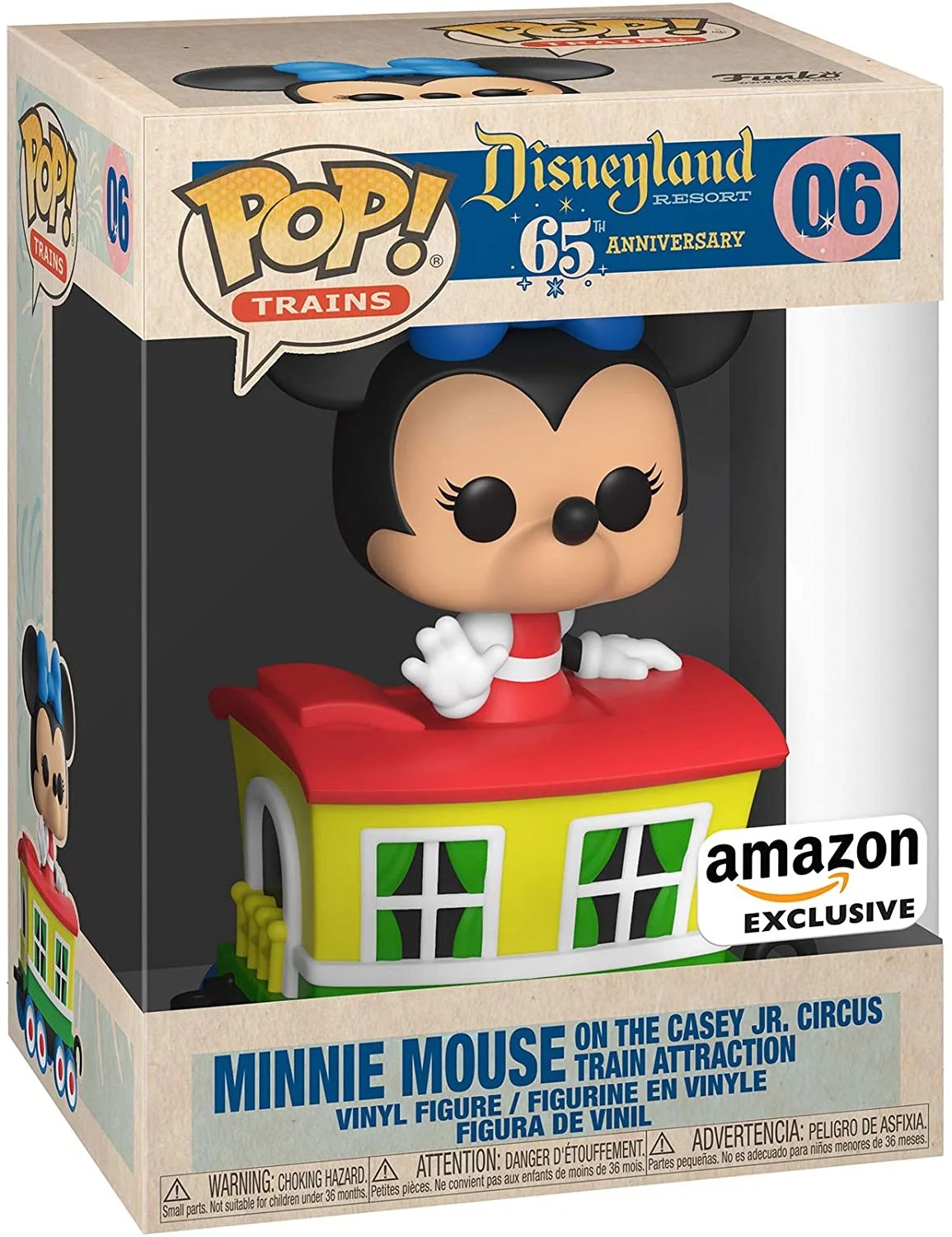 FUNKO POP DISNEY DISNEYLAND 65 ANNIVERSARY EXCLUSIVE FIGURA MINNIE