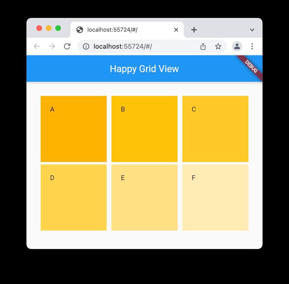 [Flutter] GridView Widget 逍遙文工作室