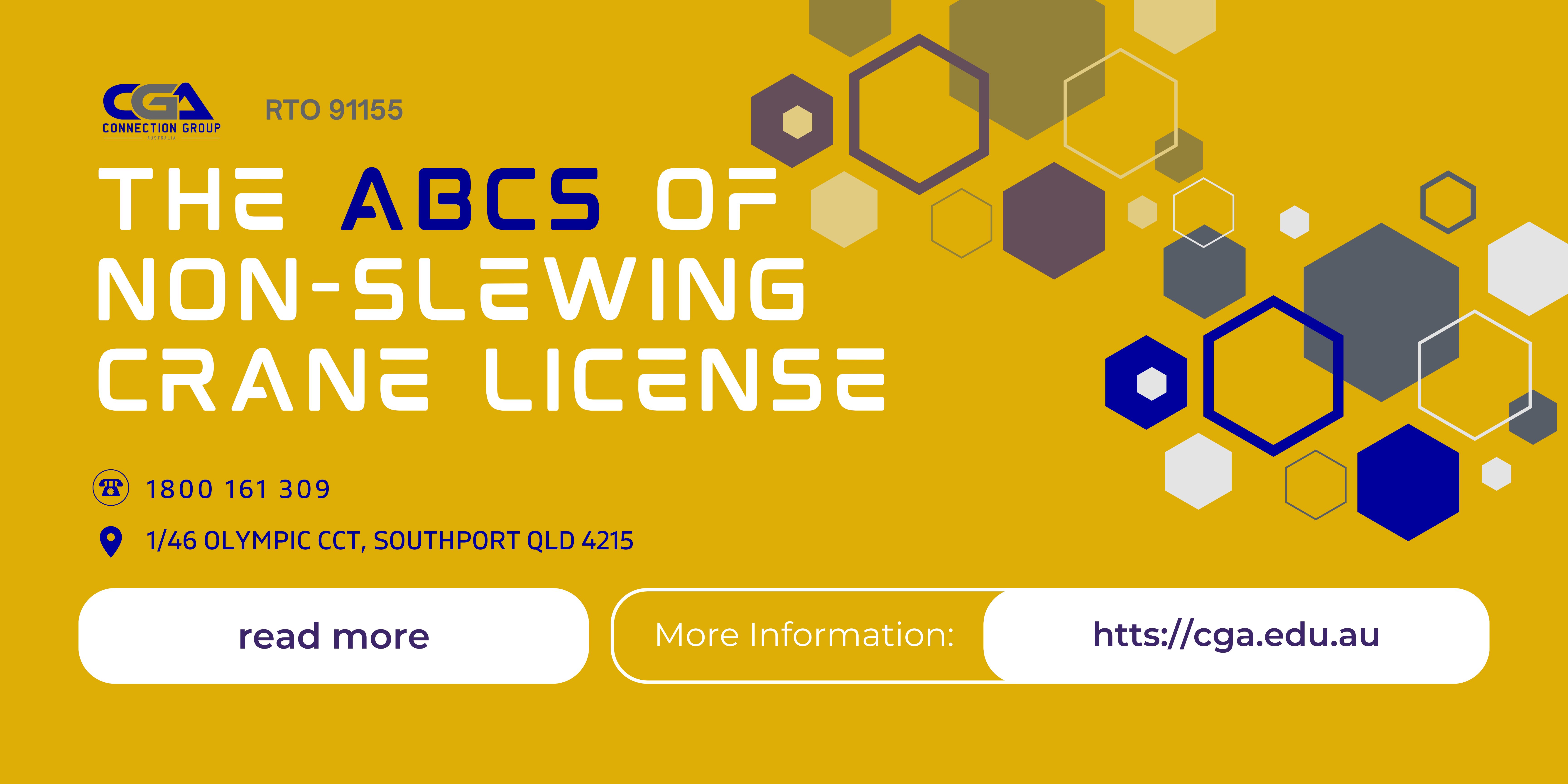 The ABCs of NonSlewing Crane License Connection Group Australia
