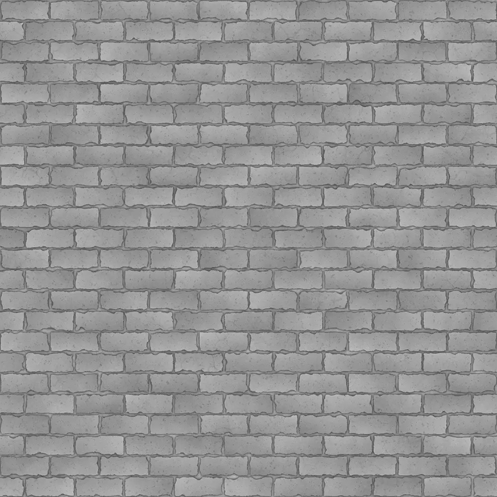 Old Grey Brick Wall PBR Texture