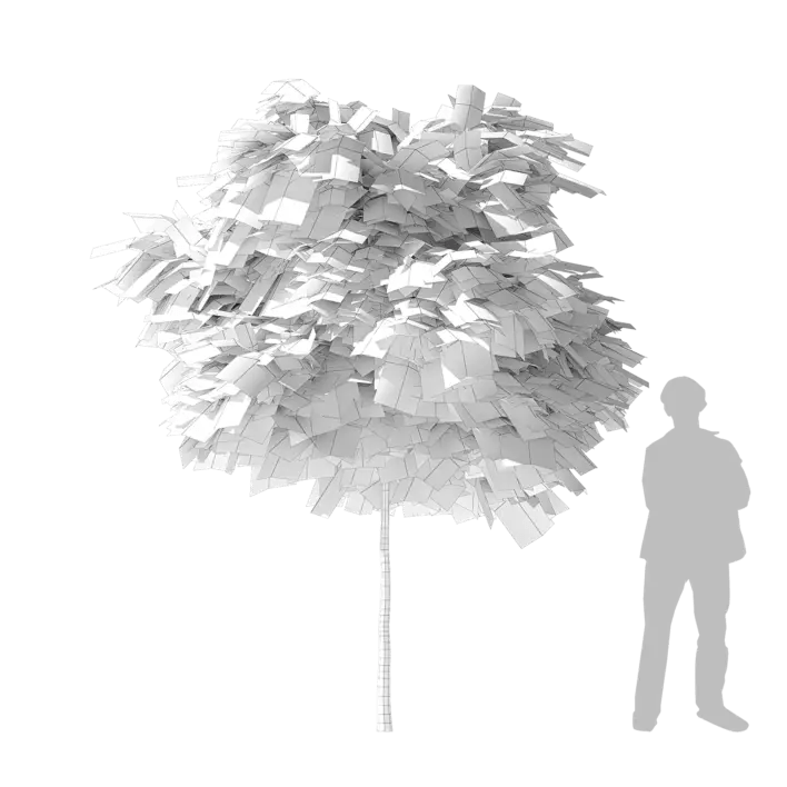 Silk Tree 3d model