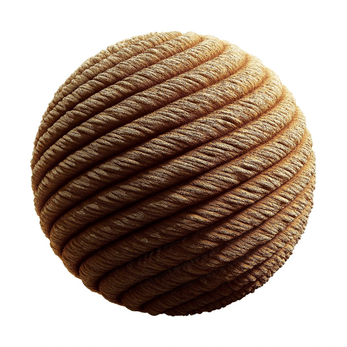 Brown Rope PBR Texture