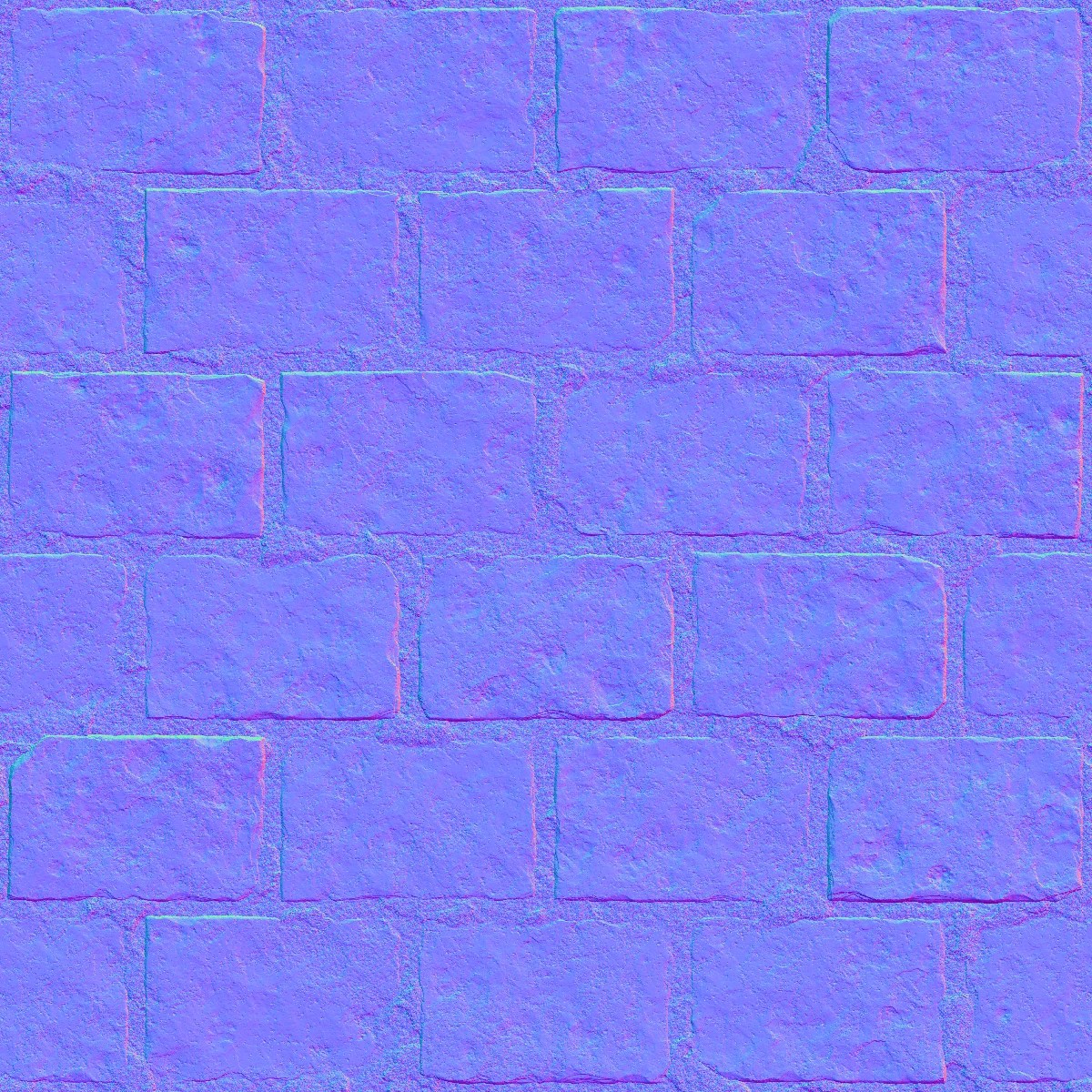 Concrete Blocks PBR Texture