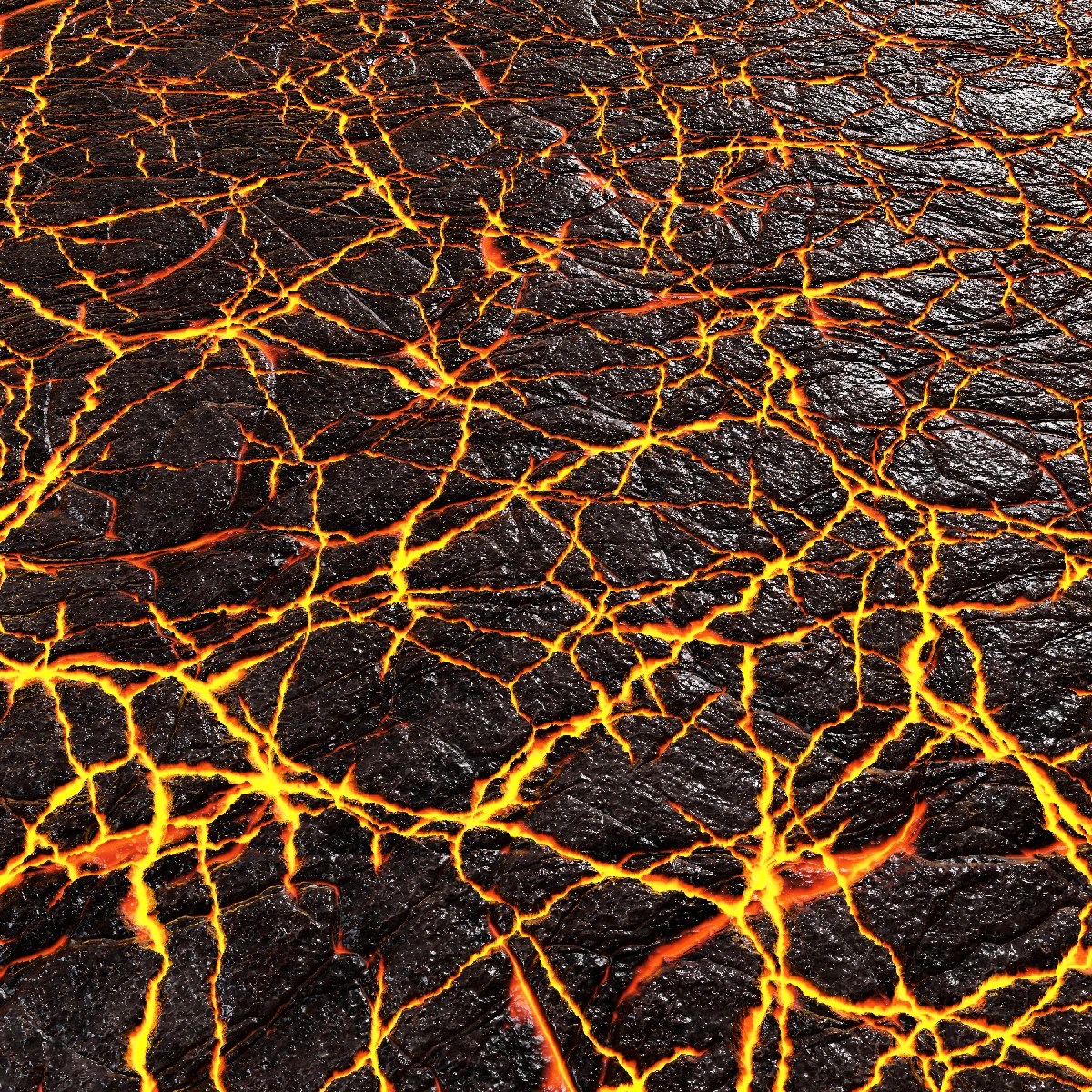 Lava Rock PBR Texture