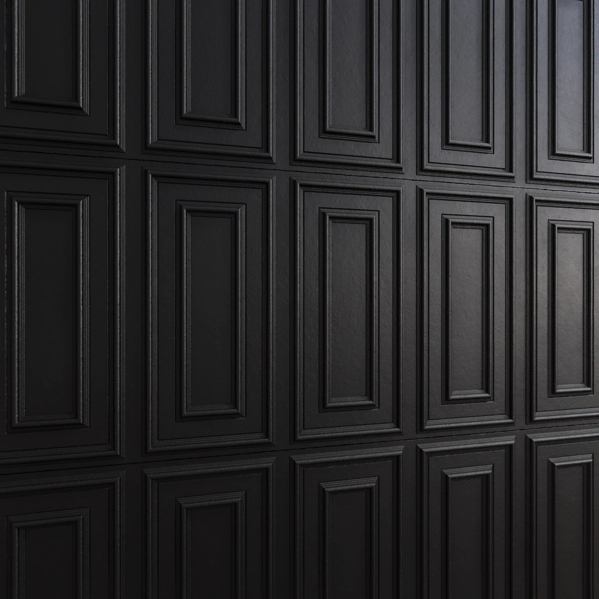 Black Wall Panel PBR Texture
