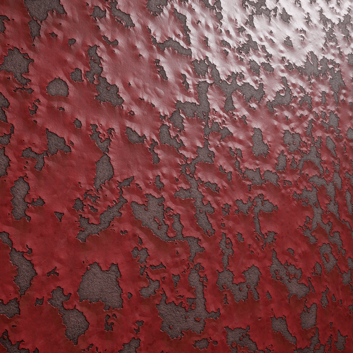 Rusty Red Painted Metal PBR Texture