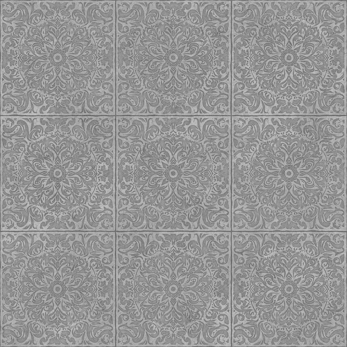 Patterned Stone Tiles PBR Texture