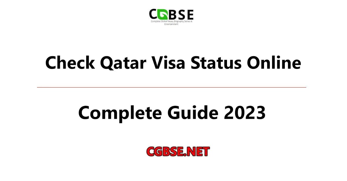 How to Check Qatar Visa Status Online Inquiry and Printing