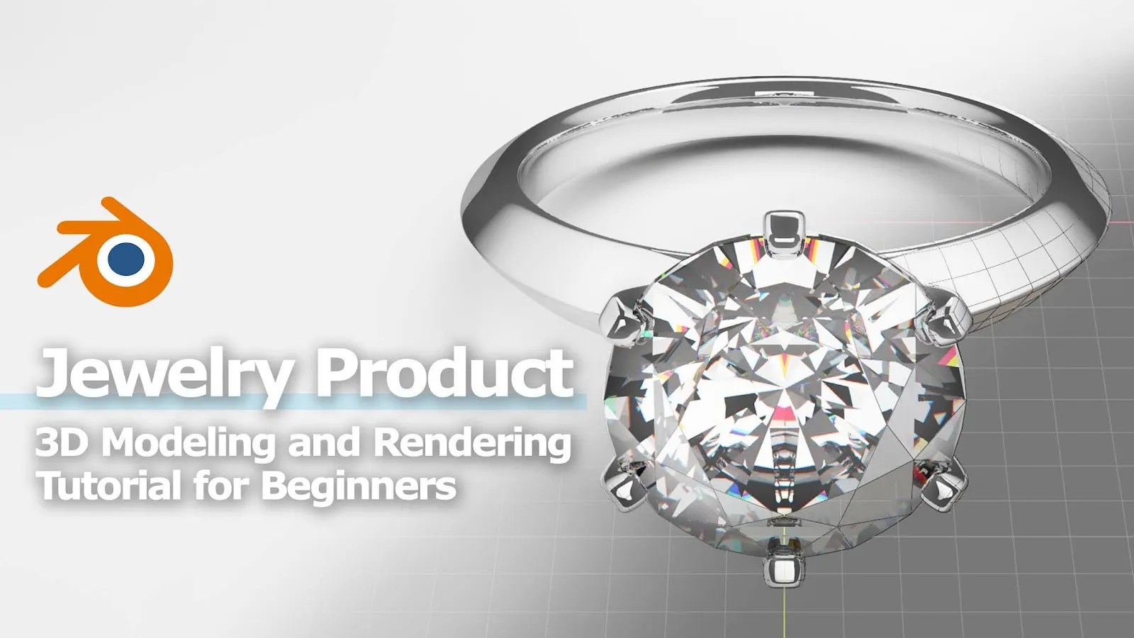Blender Jewelry Tutorial How to make a Diamond Ring