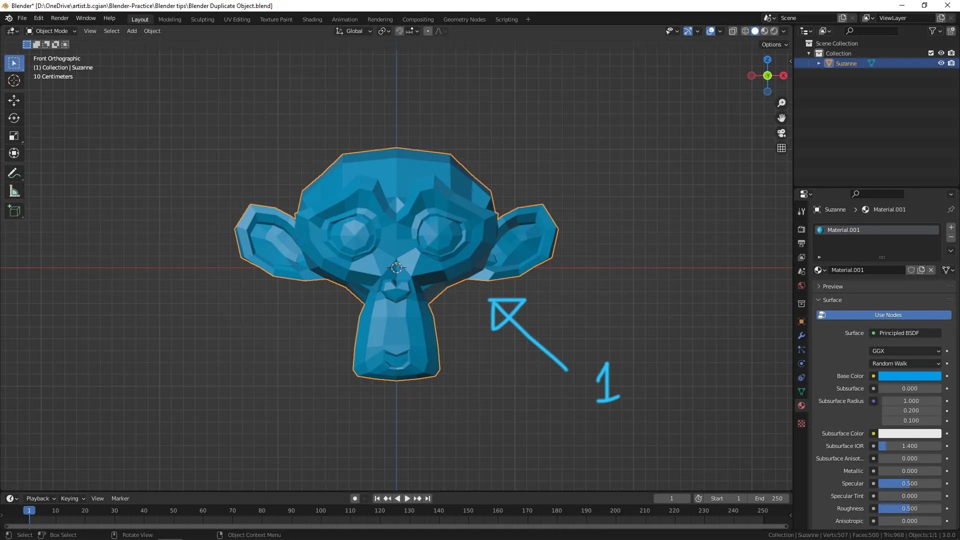 Blender Duplicate Object with Shortcut