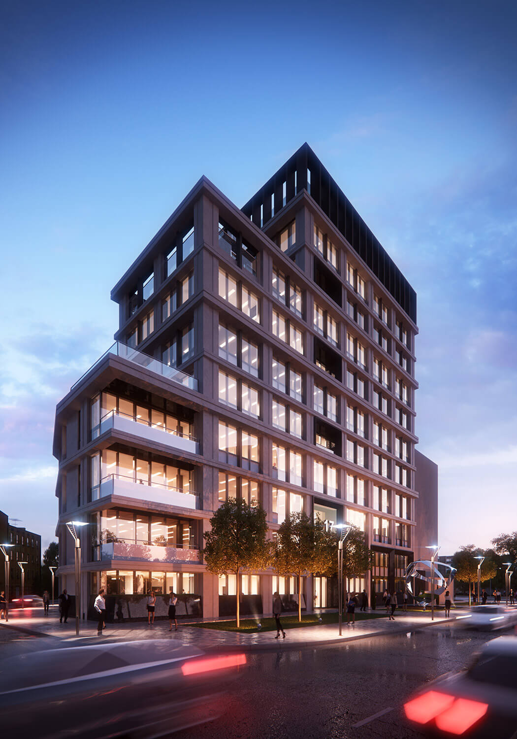 Office Building CGI Sources International Architecture Design Company